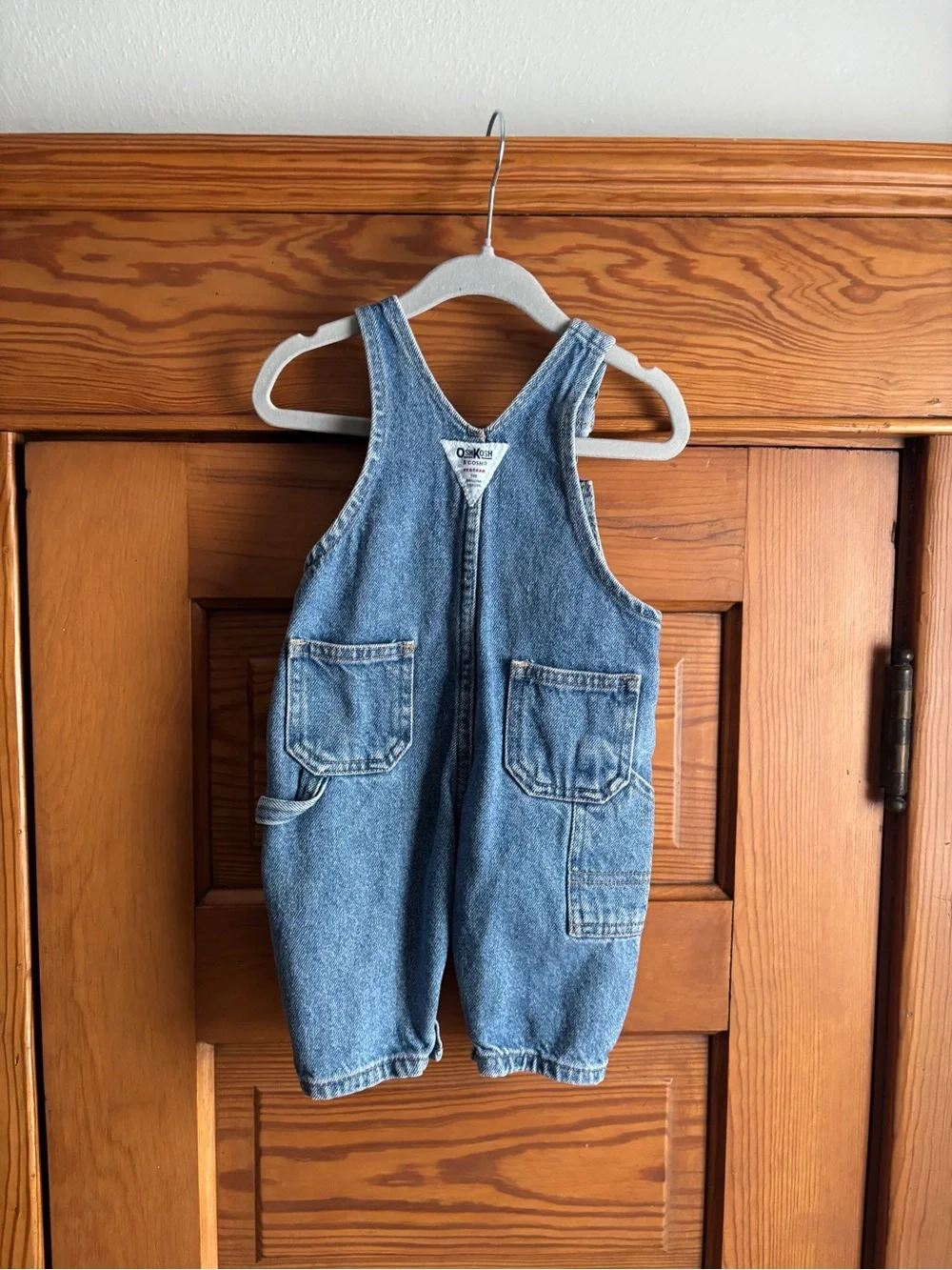 Oshkosh B’Gosh Vintage Vestbak 100% Cotton Overalls Size 3-6 Months